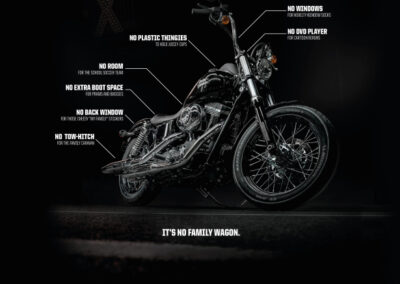 Harley Davidson print advert