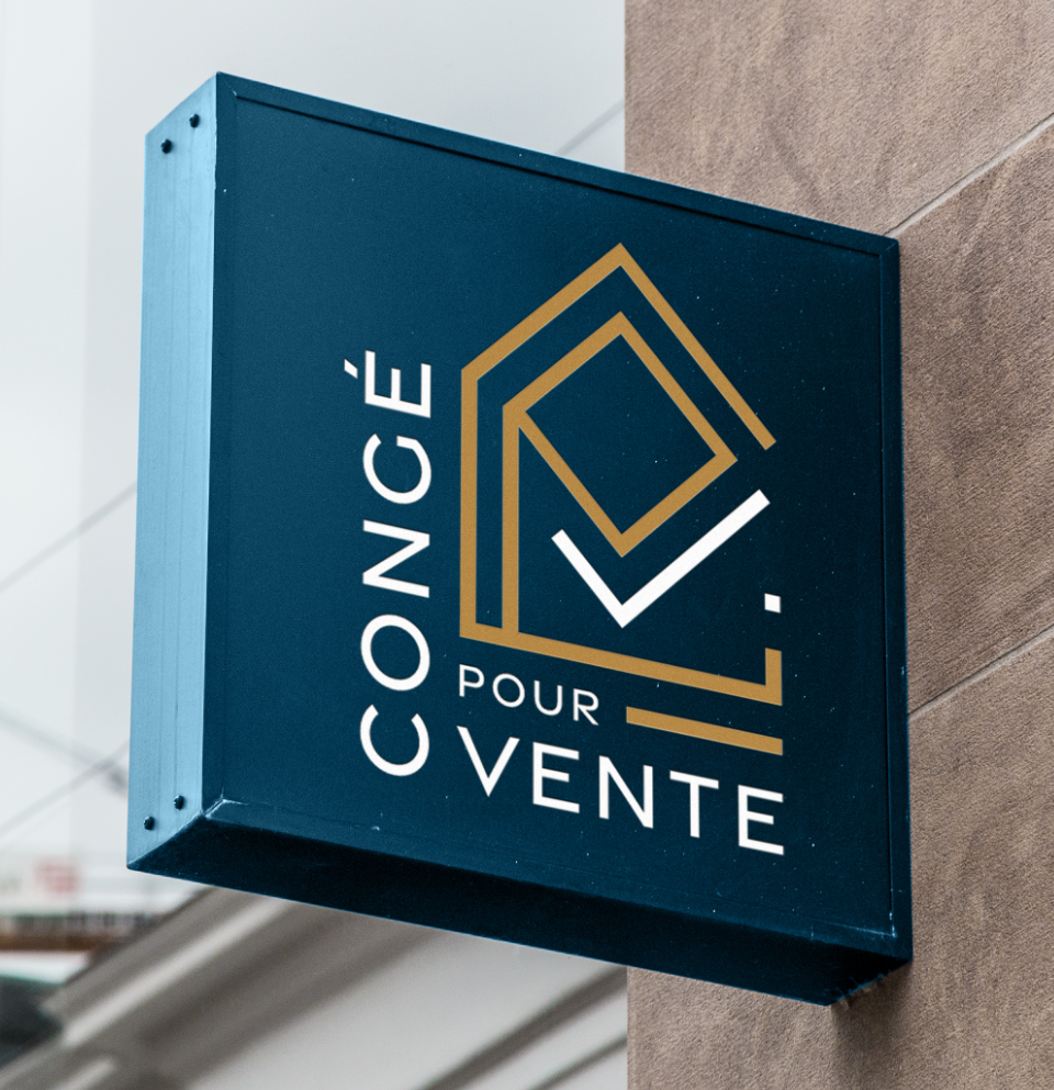 conge pour vente mockup