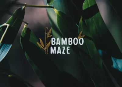 Bamboo maze logo