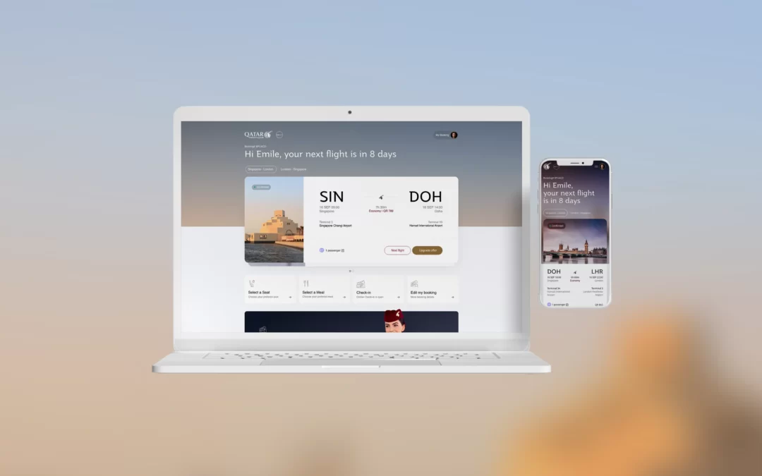 Qatar Airways – manage booking UI/UX redesign