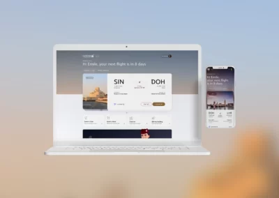 Qatar Airways – manage booking UI/UX redesign