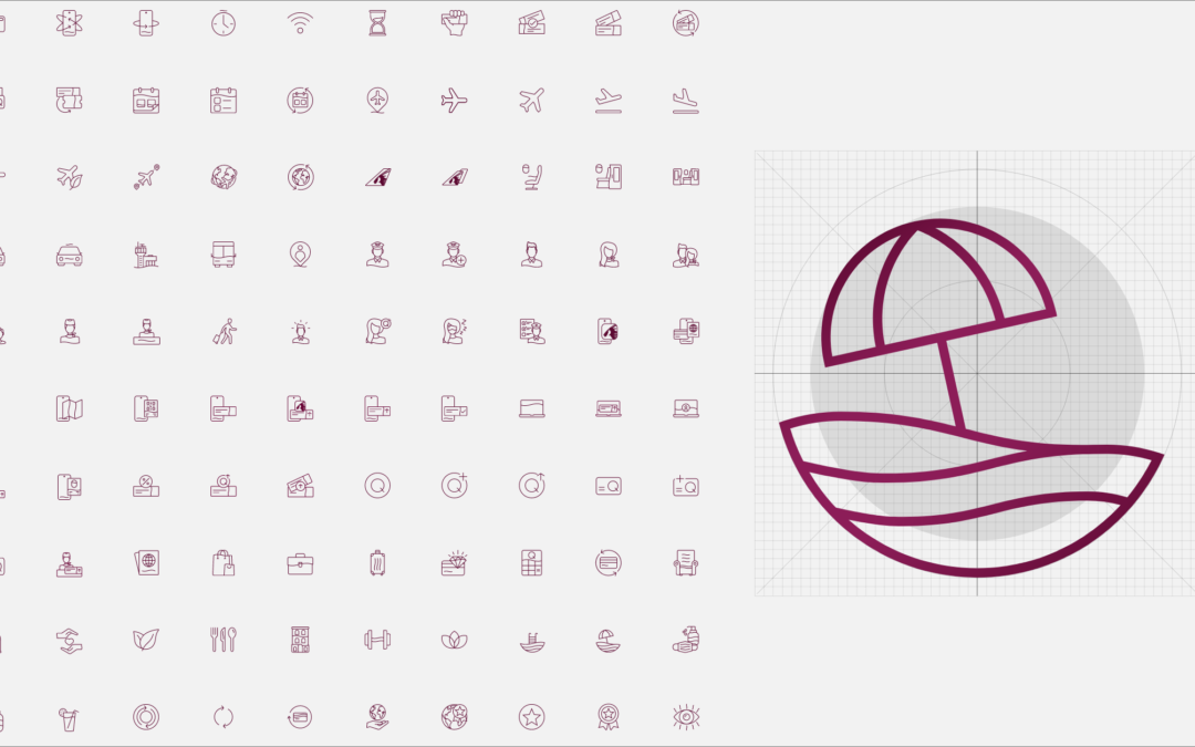 Qatar Airways – Icon design